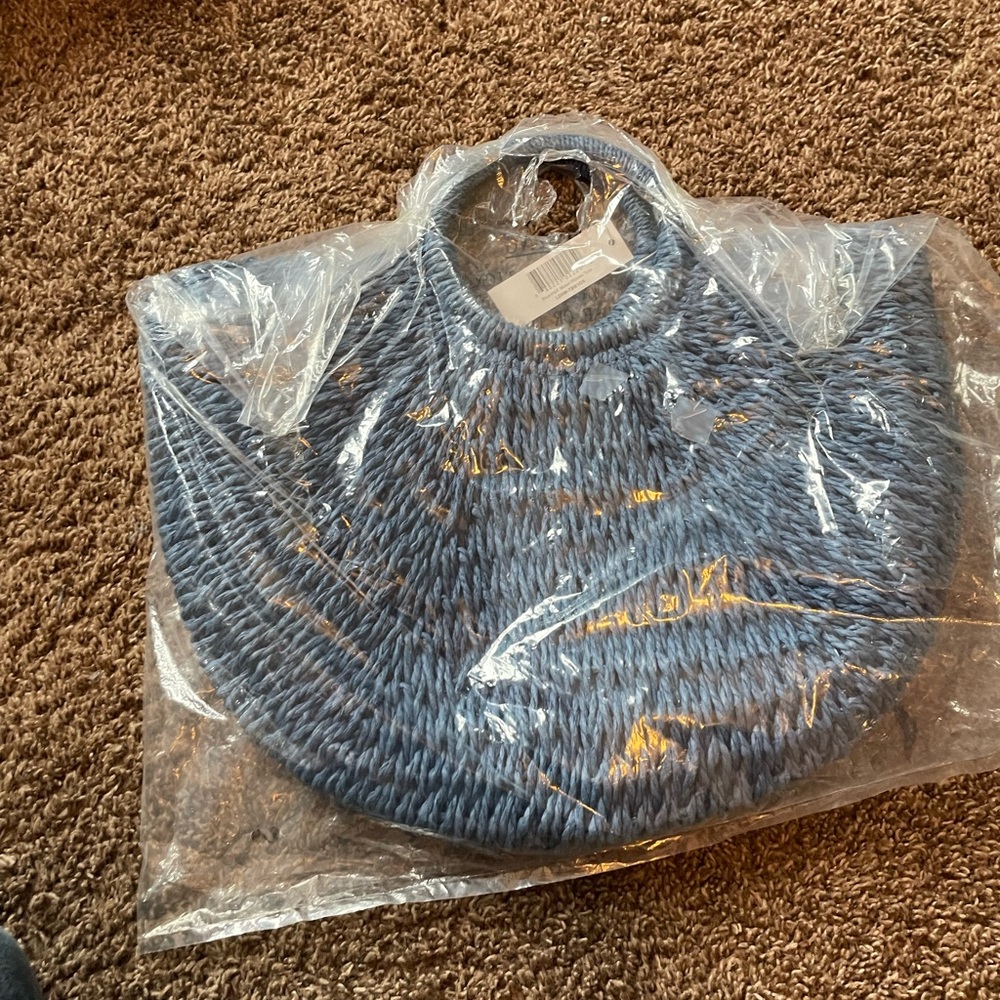 Lulu Dharma Half Moon Woven Tote - Picture 10 of 10